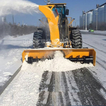 宏苹定制滑移机抛雪机道路积雪清理抛雪机50装载机清雪机