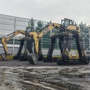 火車廂卸料機騎火車廂的龍門架挖掘機改裝工廠