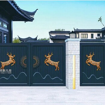 煙臺別墅大門多寬別墅大門柱子效果圖