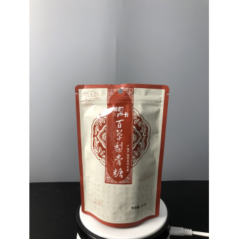 隆诚塑业定制食品包装袋秋梨膏袋铝箔袋自立拉链袋免费设计