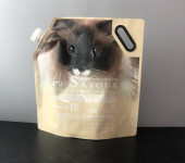 隆诚塑业定制宠物食品包装袋狗粮袋猫粮袋铝箔袋宠物食品吸嘴袋