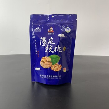 隆誠塑業(yè)定制食品包裝袋堅果袋果脯袋果干袋鍍鋁袋自立拉鏈袋
