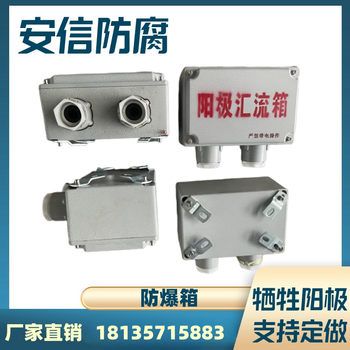 接線(xiàn)箱防爆型陰極匯流箱陰極保護(hù)犧牲陽(yáng)極接線(xiàn)箱廠(chǎng)家