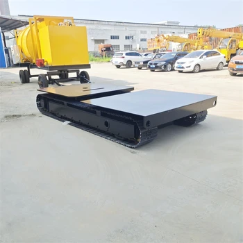 履帶底盤(pán)生產(chǎn)廠家大型鋼制履帶底盤(pán)件水澇抽水泵行走底盤(pán)總成