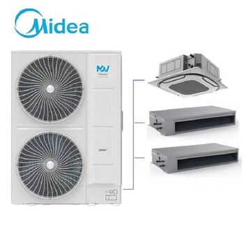 美的中央空調商用十匹一拖二變頻天花機MDV-125Q4/BPDN1-DP
