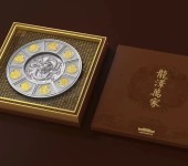 龙泽万家足银摆画铸造单位上海造币公司出品
