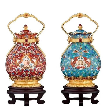 劉永森大師創(chuàng)作景泰藍福來運轉萬代福尊發(fā)行
