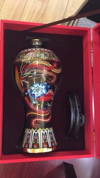 張同祿大師國禮景泰藍鳳舞九天賞瓶