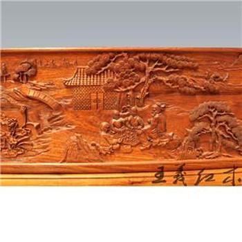 青島工藝王義紅木交趾黃檀雙人床，緬甸花梨家具