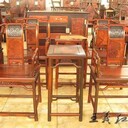 青島紅木大紅酸枝家具品種繁多，緬甸花梨家具