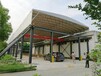麗水電動推拉棚大型遮陽棚籃球場羽毛球場頂棚遙控式伸縮雨棚