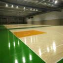 羽毛球场运动木地板22厚素板加PVC地胶场地地板
