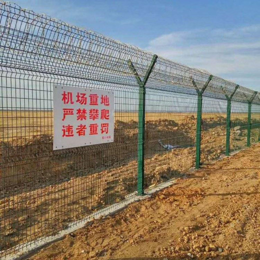 Y型金屬護欄網(wǎng)，機場Y型防御護網(wǎng)，Y型立柱隔離網(wǎng)