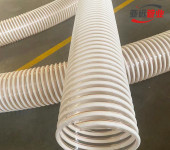 PU塑筋软管耐磨损下料管食品级PU塑筋螺旋管