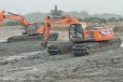 黑河水陆挖掘机租赁湿地,船挖租赁一站式服务