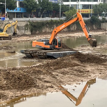 神农架浮水挖掘机在线报价,水陆挖掘机出租一站式服务