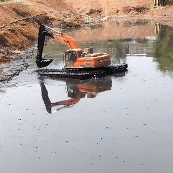衡陽(yáng)灘涂清淤挖機(jī)全國(guó)接單,水陸挖掘機(jī)租賃一站式服務(wù)