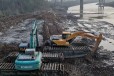 红河水挖机清淤服务,水上挖掘机出租一站式服务