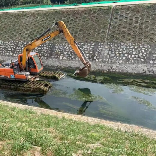 金华水陆两用挖掘机清淤周边