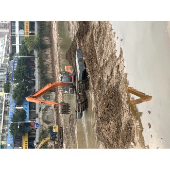 梧州钩机清理河道履带式,水挖出租一站式服务