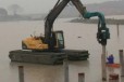 沈阳水上浮筒挖掘机出租湿地,水上挖机出租一站式服务