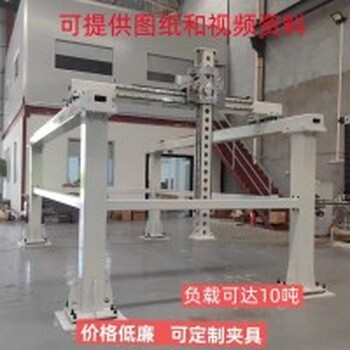 重負(fù)載型龍門桁架碼垛機(jī)械手臂直角坐標(biāo)機(jī)器人地軌外部自動(dòng)行走軸