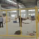 車間加厚隔離網(wǎng)免打孔倉庫工廠機器人安全防護(hù)圍欄