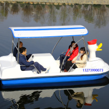 脚踏船_公园游览船电动船_4米玻璃钢脚踏船