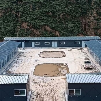 兴安盟搭建岩棉彩钢房阿尔山项目部活动房