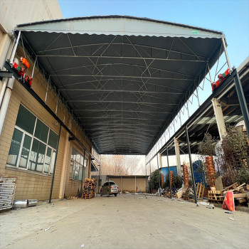 武汉移动推拉棚大型仓库帐篷篮球网球场雨篷仓储过道电动推拉棚