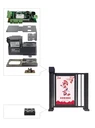 人行門閘機(jī)立柱配件全套主板配件主板閘機(jī)控制板電路板閉門器配件
