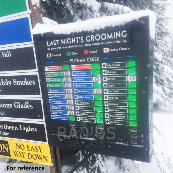 河北抗低温的滑雪场LED屏