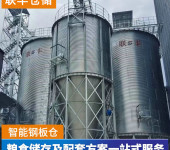1000吨粮食稻谷储存筒仓厂家小麦玉米钢板筒仓价格