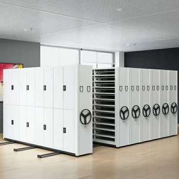 重庆大型档案室密集架手摇智能电动式移动文件柜厂家