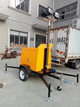 拖車式移動(dòng)照明燈塔夜間防汛抗災(zāi)救援設(shè)備