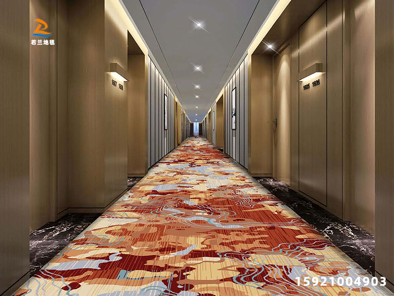 江浙沪阿克明混纺地毯现货批发酒店走道宴会厅来图可制作