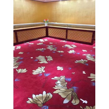 上海印花地毯工厂销售个性定制酒店走道会所宴会厅来图可制作