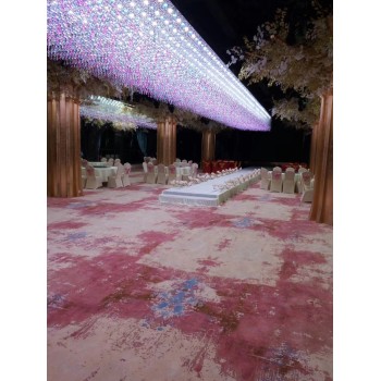 上海印花地毯工厂销售个性定制酒店走道会所宴会厅来图可制作