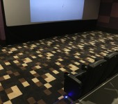 电影院影音室地毯定制地毯工厂若兰现场测绘,量身设计,欢迎咨询