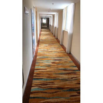 上海酒店过道走廊地毯现货批发尼龙羊毛来图可定制免费供样