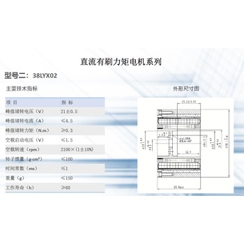 供应38LYX02科尔摩根kollmorgen进口替代有刷直流力矩电机