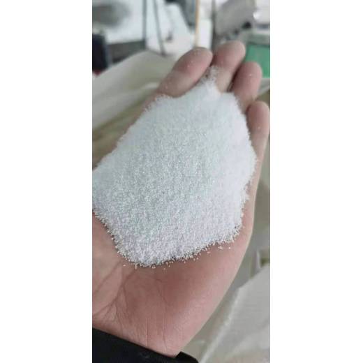 广州增城区足球场填充雪花白沙子20-30目金刚砂价格