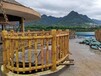 蚌埠水泥假山,蚌埠假山施工,蚌埠千層石瀑布假山生態園仿真樹大門