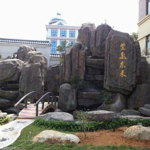 阿勒泰景區(qū)人造景觀,阿勒泰塑石假山工程,塑石假山駁岸