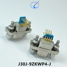 现货矩形连接器骊创销售J30J-9ZKW-JJ3J0-9TJW-J弯针插头插座