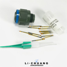 LC圆形插头插座连接器J599-26WB99SNJ599-26WB35SN新品XS