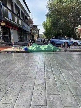 海口壓模地坪材料價格壓花地坪施工廠家