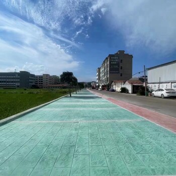 海口壓模地坪材料價格壓花地坪施工廠家