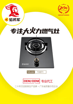 家用煤氣灶源頭生產(chǎn)廠家招商加盟代理焰將軍大火力灶具
