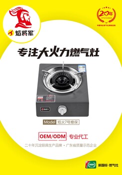 焰將軍廚衛(wèi)家電燃氣灶源頭生產制造廠商臺式單爐煤氣灶源頭工廠